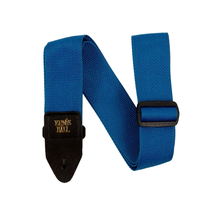 Ernieball Sangle pour Guitare/Basse Polypro Azul Pearl & Noir