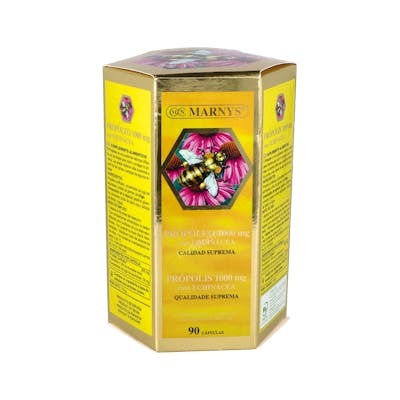 MARNYS Propóleo 1000mg avec Echinacea 90 perlas MARNYS Propóleo 1000mg avec Echinacea 90 perlas