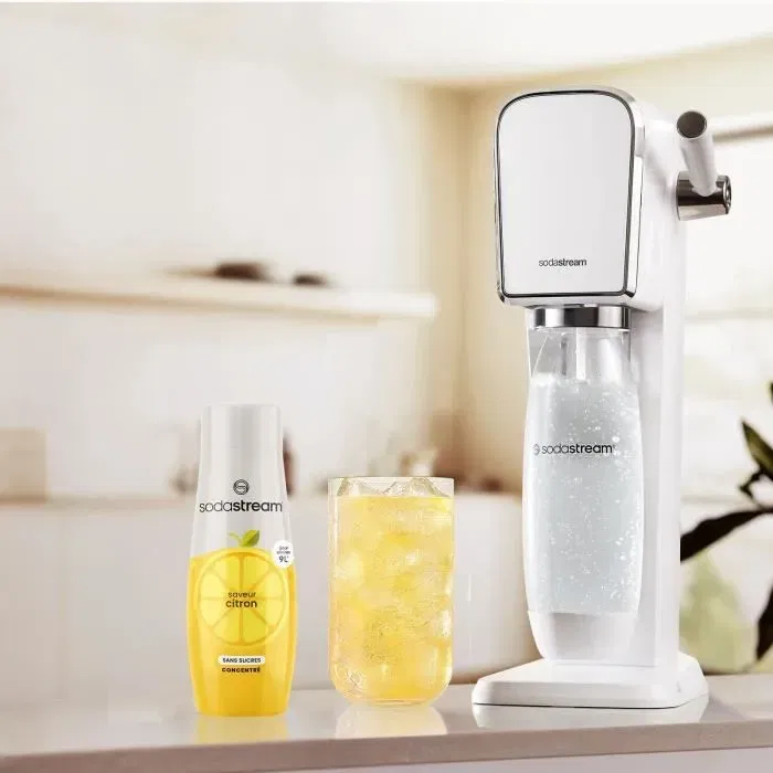 SodaStream Concentrés - Lot de 6 concentrés Citron sans sucre - Préparez jusqu'à 54L de boissons - Flacon de 440 ml