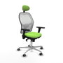 Piqueras y Crespo 3D086G1 Chaise de Bureau avec Appui-tête Pistache