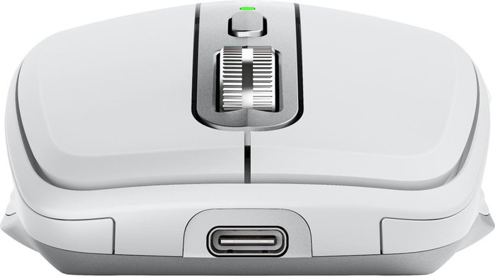 Logitech MX Anywhere 3S For Mac Souris Sans Fil, Compacte, Silencieuse avec Capteur Darkfield, MagSpeed, Gris