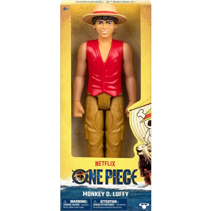 Moose Toys Figurine Luffy One Piece 30 cm Articulée Netflix
