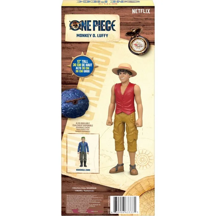 Moose Toys Figurine Luffy One Piece 30 cm Articulée Netflix
