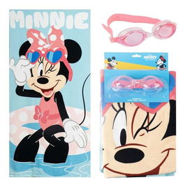 Serviette de plage Minnie Mouse Bleu