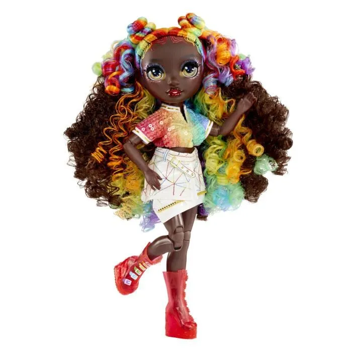 Rainbow High Poupee Mannequin Iris Bow 27 cm avec Cristaux et 5 Accessoires (Sac a Main, Bague) - Jeu Creatif pour Enfants Rainbow High Poupee Mannequin Iris Bow 27 cm avec Cristaux et 5 Accessoires (Sac a Main, Bague) - Jeu Creatif pour Enfants