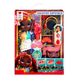 MGA - Poupée Rainbow High Iris Crystal Fashion, Kit Créatif 6 Accessoires DIY en Résine avec Outils, Âge +8 Ans