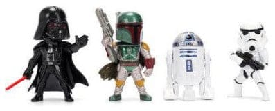 Jada Toys Set de 4 Figurines Star Wars Métalliques de 6 cm (Dark Vador, R2-D2, Stormtrooper, Boba Fett) inevitable Jada Toys Set de 4 Figurines Star Wars Métalliques de 6 cm (Dark Vador, R2-D2, Stormtrooper, Boba Fett) inevitable