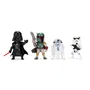 Jada Toys - Figurines Star Wars Metalliques 6 cm - Set de 4 Personnages : Dark Vador, R2-D2, Stormtrooper, Boba Fett - Licence Officielle - Pour Enfants 8 Ans et Plus