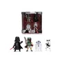 Jada Toys - Figurines Star Wars Metalliques 6 cm - Set de 4 Personnages : Dark Vador, R2-D2, Stormtrooper, Boba Fett - Licence Officielle - Pour Enfants 8 Ans et Plus
