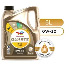TotalEnergies - Huile moteur Quartz Ineo First 0W-30 5L - Homologations PSA B71 2312 (Peugeot, Citroën, DS), JLR STJLR.03.5007, FIAT
