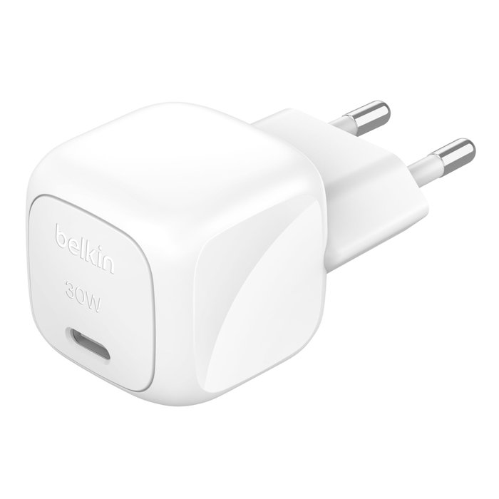 Belkin BoostCharge USB-C 30W WCA008KQWH Blanc Belkin BoostCharge USB-C 30W WCA008KQWH Blanc