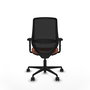 PIQUERAS Y CRESPO Chaise Mardos Synchrone Traslack Marron/Noir avec Accoudoirs 2D