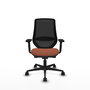 PIQUERAS Y CRESPO Chaise Mardos Synchrone Traslack Marron/Noir avec Accoudoirs 2D