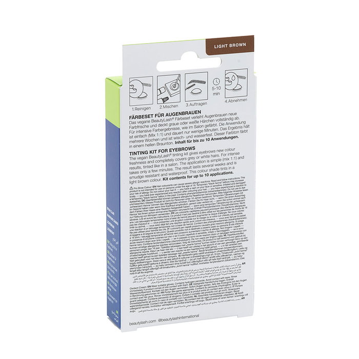 Refectocil Kit de teinture pour sourcils BEAUTYLASH PRO BROW COLOUR #Brun clair 1 unité