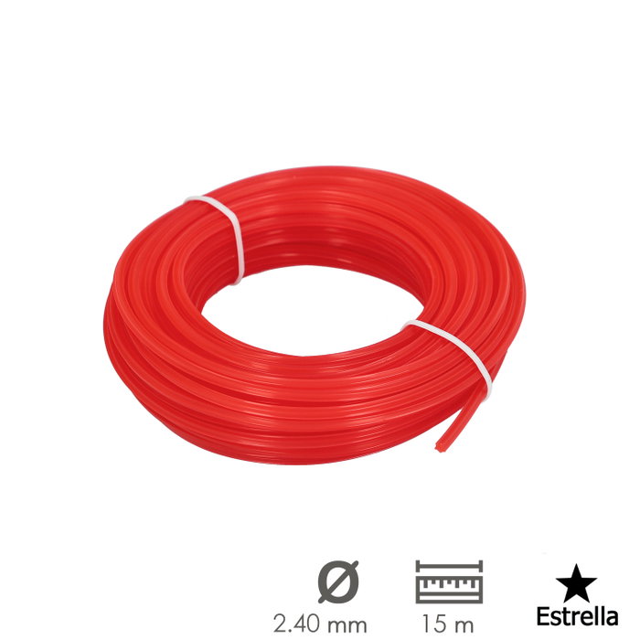 WOLFPACK LINEA PROFESIONAL Fil Nylon Étoile 3,0mm (Rouleau 15m)