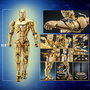 Iron Man figurine Movie Masterpiece Diecast 1/6 Iron Man Mark III (Gold Color Version) Hot Toys Exclusive 33 cm