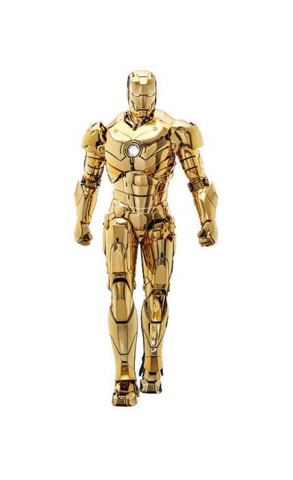 Iron Man figurine Movie Masterpiece Diecast 1/6 Iron Man Mark III (Gold Color Version) Hot Toys Exclusive 33 cm Iron Man figurine Movie Masterpiece Diecast 1/6 Iron Man Mark III (Gold Color Version) Hot Toys Exclusive 33 cm
