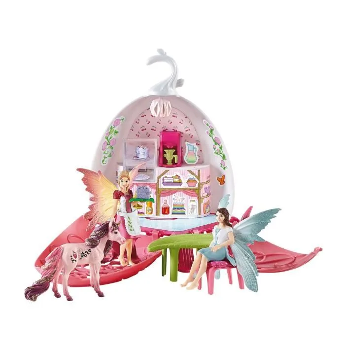 Schleich 42526 Coffret de jouets Magique 21 pièces Fée Licorne Maison Accessoires Maison de Poupées Enchantée Garçons Filles 5-12 ans Schleich 42526 Coffret de jouets Magique 21 pièces Fée Licorne Maison Accessoires Maison de Poupées Enchantée Garçons Filles 5-12 ans