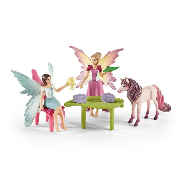 Schleich 42526 Coffret de jouets Magique 21 pièces Fée Licorne Maison Accessoires Maison de Poupées Enchantée Garçons Filles 5-12 ans Schleich 42526 Coffret de jouets Magique 21 pièces Fée Licorne Maison Accessoires Maison de Poupées Enchantée Garçons Filles 5-12 ans