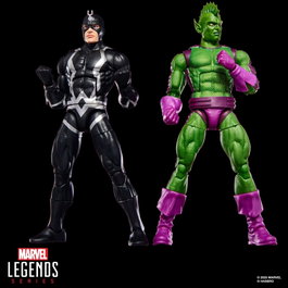 Hasbro Marvel Legends Inhumans Pack de 2 Figurines Black Bolt & Triton 15 cm