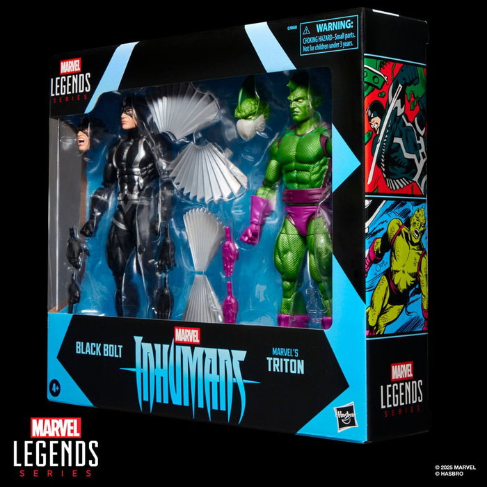 Hasbro Marvel Legends Inhumans Pack de 2 Figurines Black Bolt & Triton 15 cm Hasbro Marvel Legends Inhumans Pack de 2 Figurines Black Bolt & Triton 15 cm