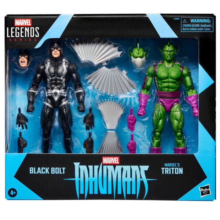 Hasbro Marvel Legends Inhumans Pack de 2 Figurines Black Bolt & Triton 15 cm Hasbro Marvel Legends Inhumans Pack de 2 Figurines Black Bolt & Triton 15 cm