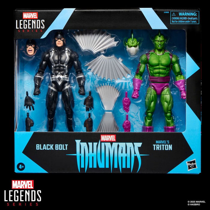 Hasbro Marvel Legends Inhumans Pack de 2 Figurines Black Bolt & Triton 15 cm Hasbro Marvel Legends Inhumans Pack de 2 Figurines Black Bolt & Triton 15 cm