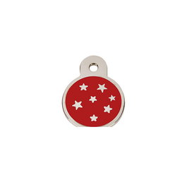 Plaque d'identification pour collier Imarc PetScribe Passion Rouge Argent