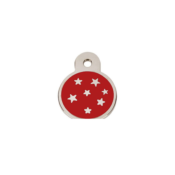 Plaque d'identification pour collier Imarc PetScribe Passion Rouge Argent Plaque d'identification pour collier Imarc PetScribe Passion Rouge Argent