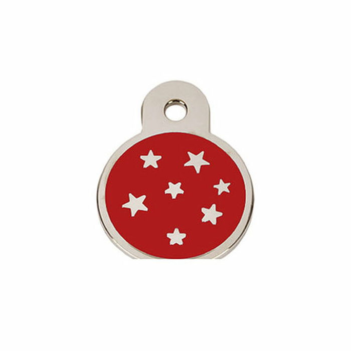 Plaque d'identification pour collier Imarc PetScribe Passion Rouge Argent Plaque d'identification pour collier Imarc PetScribe Passion Rouge Argent