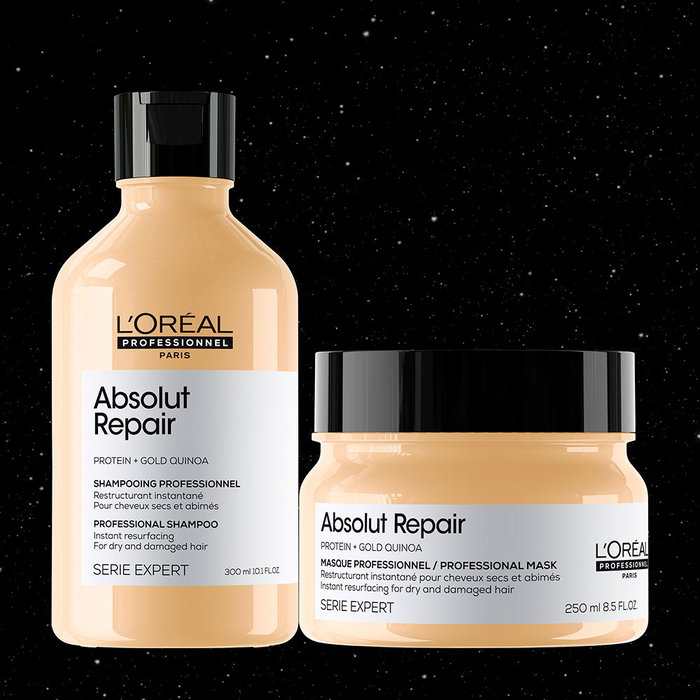 L'Oréal Professionnel Paris Coffret Réparation ABSOLUT 2 Pièces - Shampoing 300 ml + Masque 250 ml