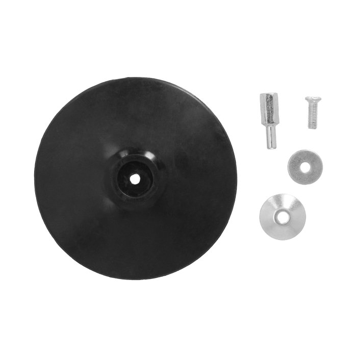 WOLFPACK LINEA PROFESIONAL Plateau de polissage 125mm en nylon avec tige