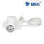 GSC Evolution Multiprise triple sortie avec 2 ports USB et rallonge 1,4 m