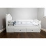 Dreambaby Barrière de lit Maggie Blanc 110 x 50 cm