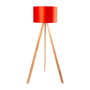 Kano-1 Lampadaire Rouge / Cream