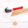 Kano-1 Lampadaire Rouge / Cream