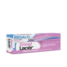 Lacer GINGILACER Lot de 2 avec Dentifrice 125 ml et Brosse à dents