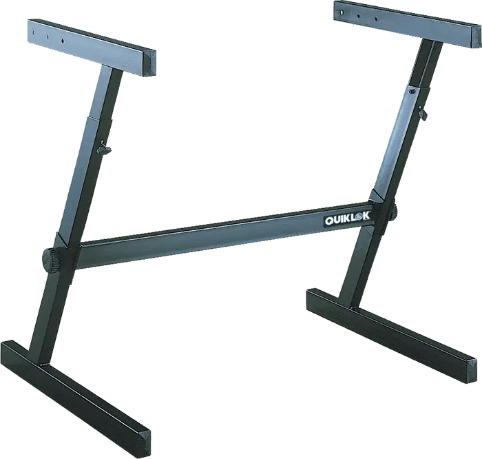 Quiklok Z716 Support pour Clavier Format Z Perfil Simple Acier Noir Hauteur Réglable Quiklok Z716 Support pour Clavier Format Z Perfil Simple Acier Noir Hauteur Réglable