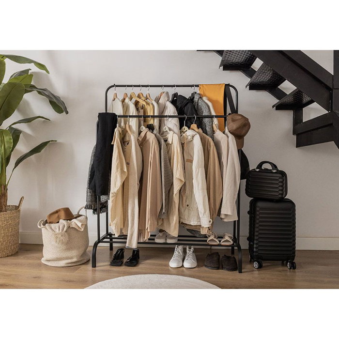 Newlux Perchero Burro Hangy Duo Noir jusqu'à 30 kg Newlux Perchero Burro Hangy Duo Noir jusqu'à 30 kg