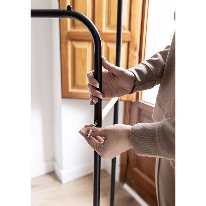 Newlux Perchero Burro Hangy Duo Noir jusqu'à 30 kg Newlux Perchero Burro Hangy Duo Noir jusqu'à 30 kg