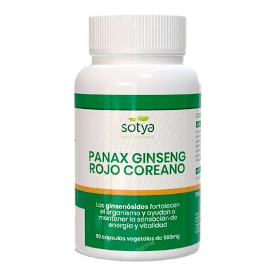 SOTYA Ginseng Rouge Coréen 500mg 90 Capsules SOTYA Ginseng Rouge Coréen 500mg 90 Capsules