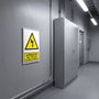 DUVER Panneau de signalisation danger électrique 295x210 mm