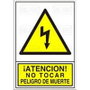 DUVER Panneau de signalisation danger électrique 295x210 mm