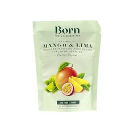 BORN Lamelles de Mangue et Citron Vert Déshydratées 40g Bio