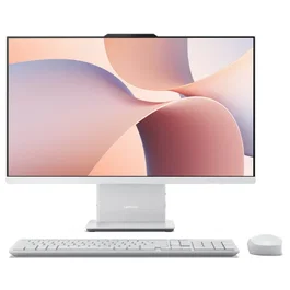 Lenovo IdeaCentre AIO 24ARR9 - PC Tout-en-un 24" FHD (AMD Ryzen 5-7535HS, 16 Go RAM, 512 Go SSD, sans OS) avec clavier et souris sans fil