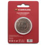 MOCILAB - Monnaie officielle Força Barça du FC Barcelona en cuivre - Zamak - Ø 4 cm - Sous capsule - Objet de collection