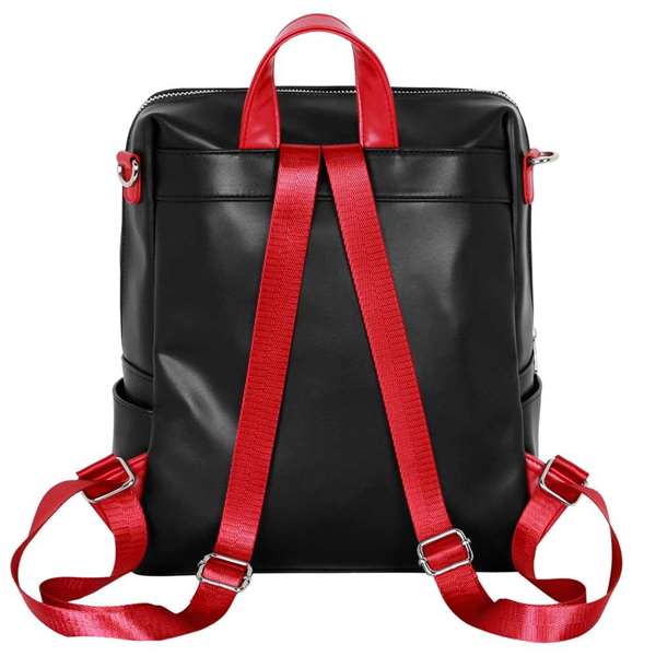 Shield Sac à dos Minnie Mouse PVC 28x33x11 cm, compartiment avec fermeture éclair, bretelles ajustables