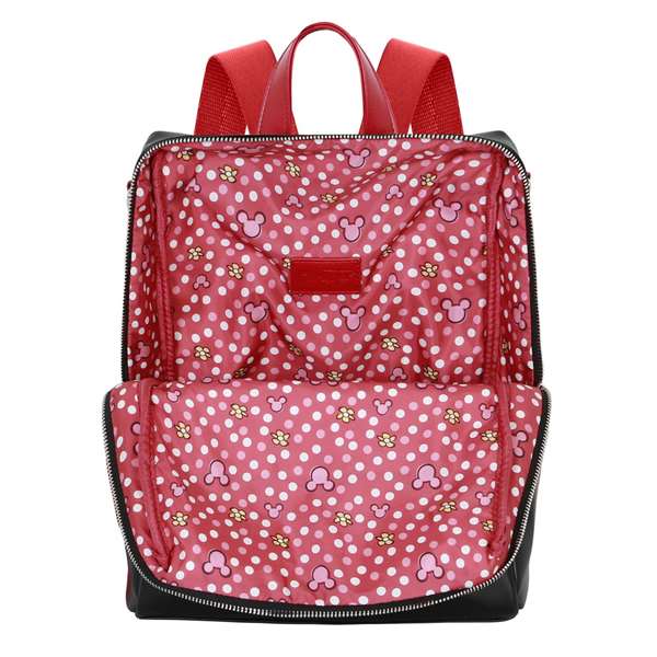 Shield Sac à dos Minnie Mouse PVC 28x33x11 cm, compartiment avec fermeture éclair, bretelles ajustables