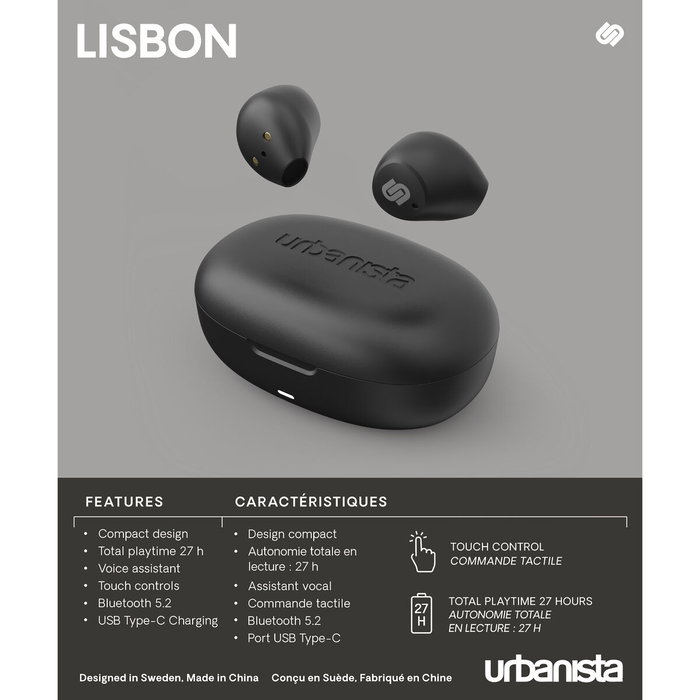 Urbanista Lisbon Midnight Black
