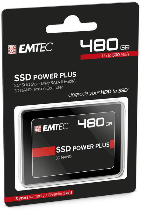 Emtec SSD X150 480 Go 2,5 pouces Noir